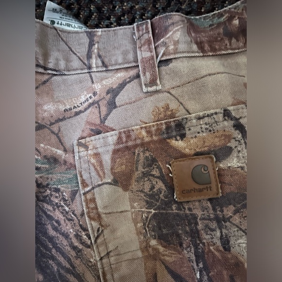 (sold) Carhartt x Realtree Camo Carpenter pants 34x30 - Picture 3 of 4